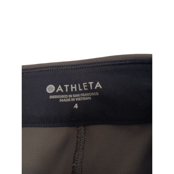 Athleta Stellar Trouser Sz 4 GRAY Ankle Zip Pants Pockets Athleisure Preppy $128 - Picture 13 of 13